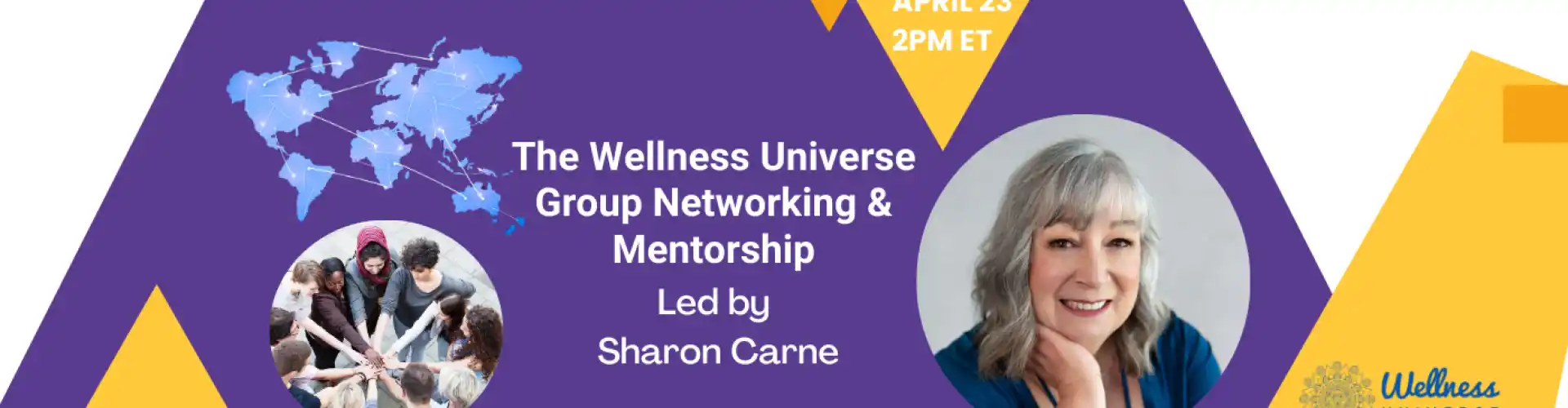 WU Group Networking und Mentoring mit Sharon Carne - Online Class by The Wellness Universe